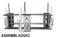 utilizzo del morsetto a bloccaggio rapido per lavori di assemblaggio