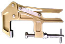 Morsetto in ferro e acciaio inox Serie Oro A 130mm
